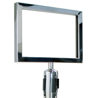 img_CCQ_accessories_SIGNFRAME-LRG Large sign frame for queuing stanchions