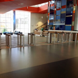 Auburn Rec Upgrades Entrance with Alvarado Turnstiles